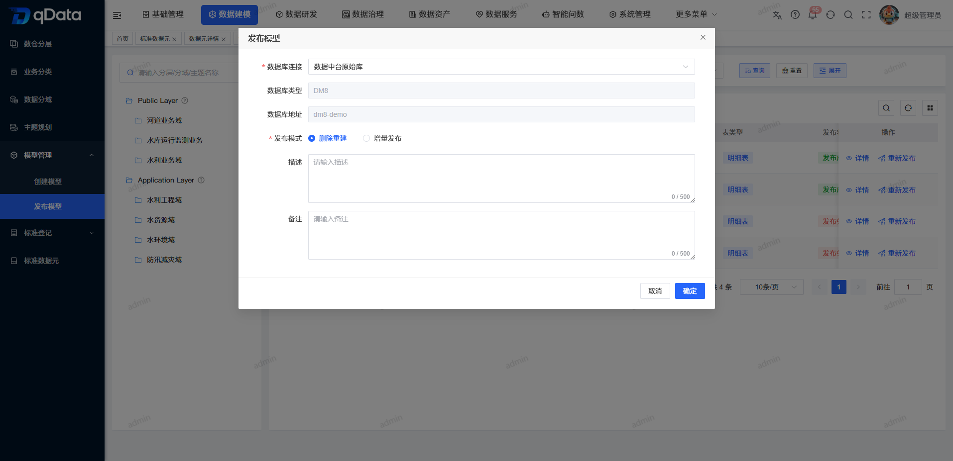 首次发布模型