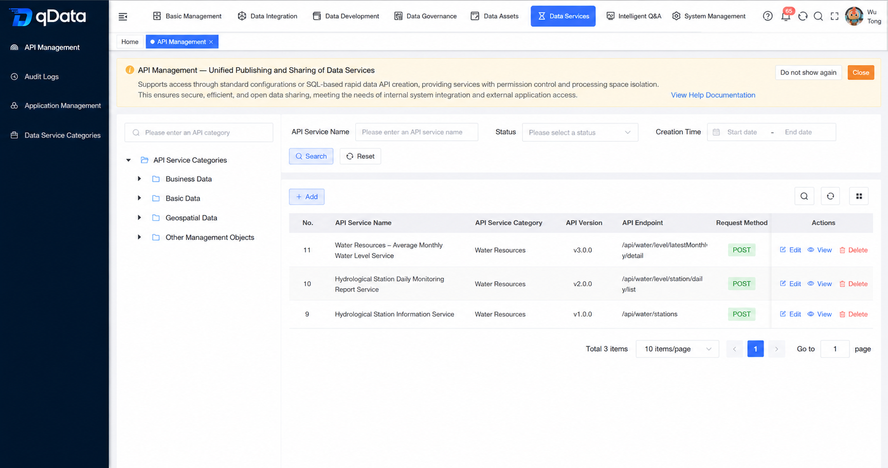 API management