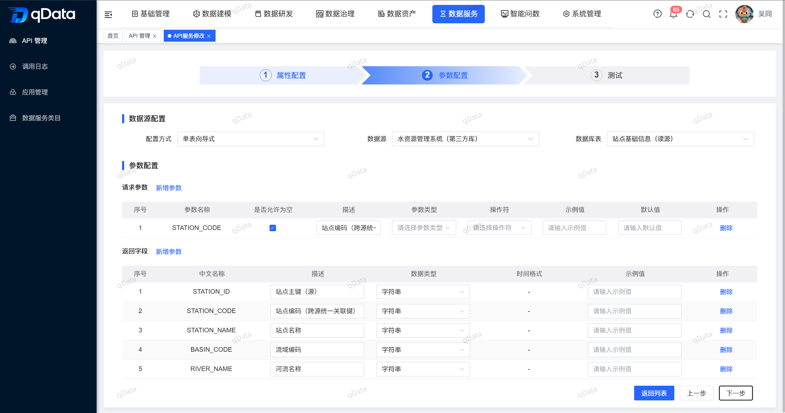配置api