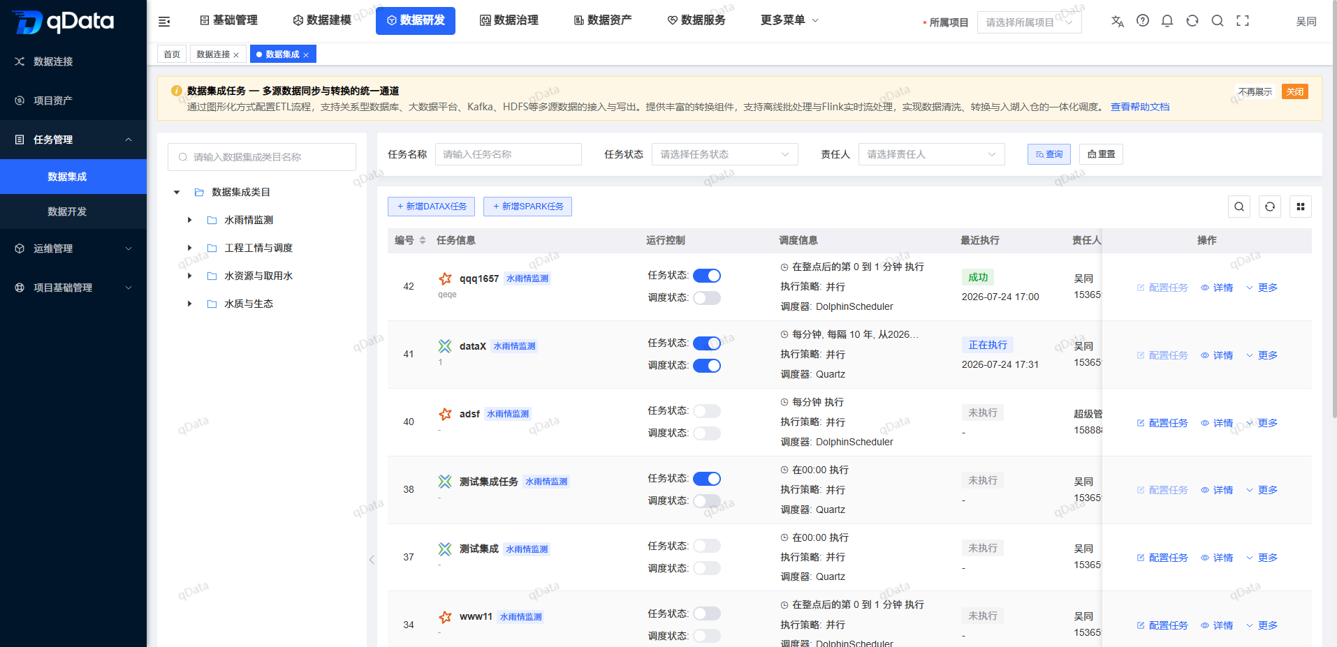数据集成
